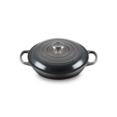 Image de Le Creuset Faitout Signature en Fonte Émaillée, Rond, 26 cm, 2 L, 4,205 kg, Flint, 21180264442430