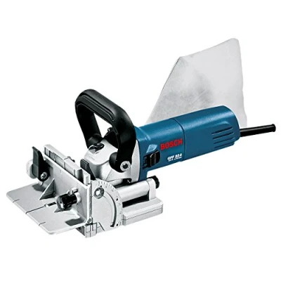 Image de Bosch Professional 0601620070 Fraiseuse à Lamelles GFF 22 A 670W L BOXX, Lame acier au Carbure Bleu