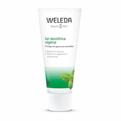 Image de WELEDA Gel dentifrice végétal Protège les gencives sensibles Nettoie en douceur et préserve l&#039;émail des dents NATRUE* Vegan*** 75 ml