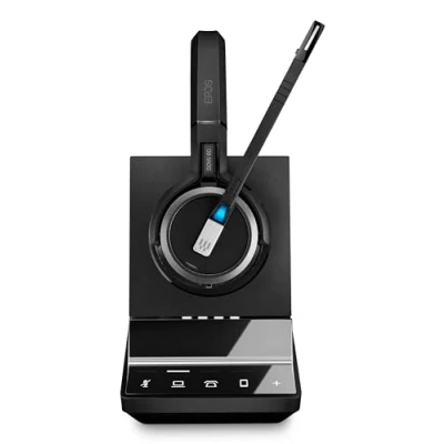 Image de EPOS SDW 5066 EU/UK/AUS Casque DECT sans Fil Double Face pour Une Concentration Accrue et Un Son Supérieur dans Les Environnements Professionnels