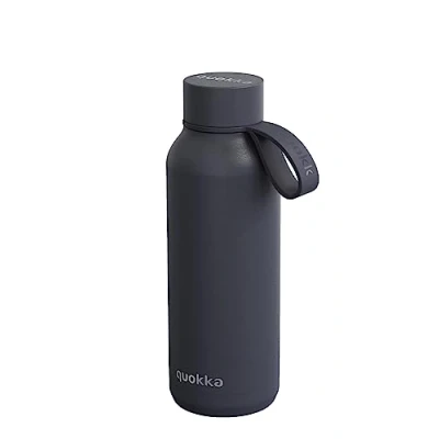 Image de Quokka SOLID CON SUPPORTO SLATE TERMO BOUTEILLE EN ACIER INOXYDABLE AVEC POIGNÉE 510 ML