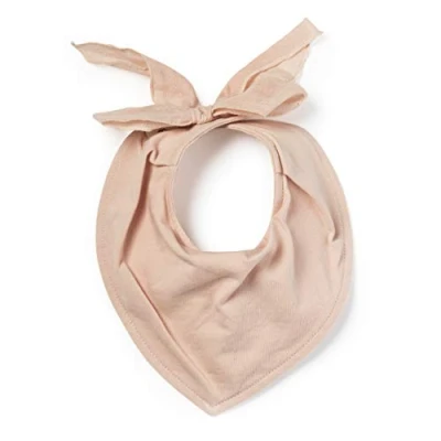 Image de Elodie Details Bavoir Bandana pour Bébé de Dentition Naissance en Coton Déperlant Oeko Tex DryBib Powder Pink, Rose