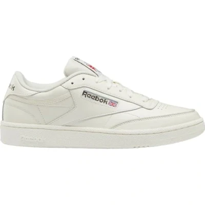 Image de Reebok Classic CLUB C 85 Unisex Baskets basses, Taille: 41, Chalk/chalk/army green Cuir