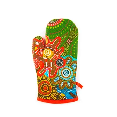 Image de Excelsa Aboriginal Gant de Four, Taille Unique, Doublure 100% Coton, Rembourrage en Polyester