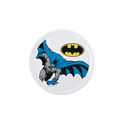Image de Excelsa Assiette à Pizza Batman Bianco