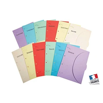 Image de Smartfolder Pack des 12 thèmes maison Pochette de Rangement format A4