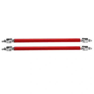 Image de KSTE Barre de Support Pare Choc, 1 Paire 20cm Voiture Chocs Avant Strut Modification (Rouge)