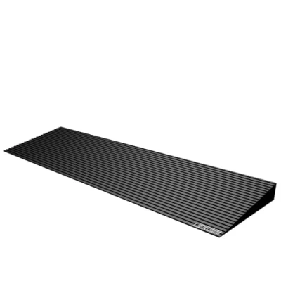 Image de LIEKUMM Rampe de Seuil, 4,5 cm en Caoutchouc pour Fauteuil Roulant, Surface antidérapante Portes Roulant et salles Bain
