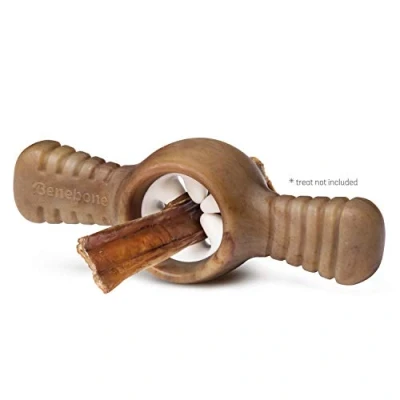 Image de Benebone Pawplexer Indestructible Jouet à mâcher interactif pour Chiens agressifs, Durable et résistant briser l&#039;ennui des Chiens, véritable saveur de Bacon, Petits fabriqué aux