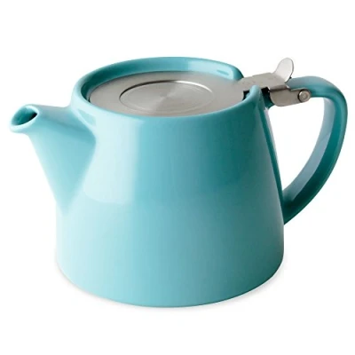 Image de FORLIFE Stump Théière avec couvercle SLS et infuseur, 532 ml, turquoise
