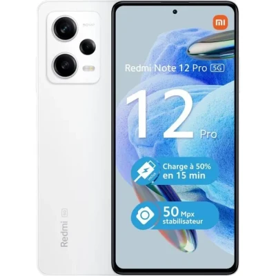 Image de Xiaomi Redmi Note 12 Pro 5G 16,9 cm (6.67&quot;) Double SIM Android USB Type C 6 Go 128 5000 mAh Blanc