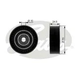 Image de GATES T38071 Galet Enrouleur FleetRunner Micro V Stretch Fit BMW: 3 Berline, Coupe, X3