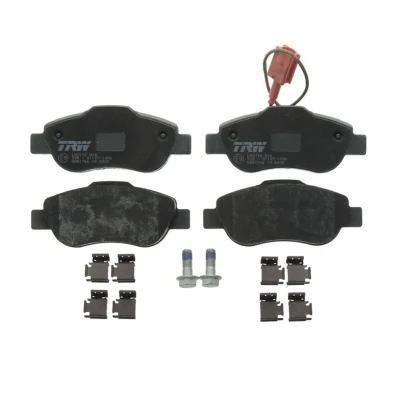 Image de TRW COTEC GDB1746 Jeu de plaquettes frein contact signal d&#039;usure inclus avec vis d&#039;étrier accessoires FIAT: 500 3 portes