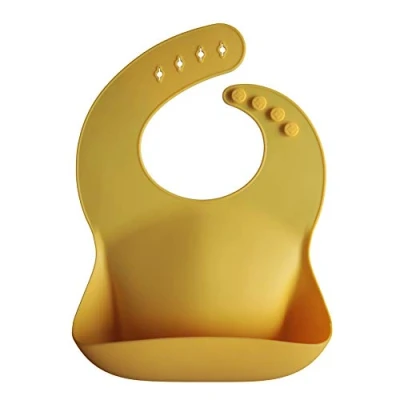 Image de Silicone Baby Bib Mineral Yellow