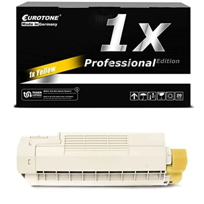 Image de E.T. Toner compatible pour Oki C5650 C5750 remplace 43872305 Jaune