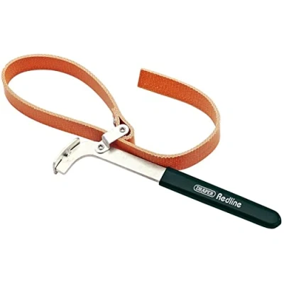 Image de Draper Redline 68813 Clé à Sangle pour Filtre Huile 100 mm, Bleu