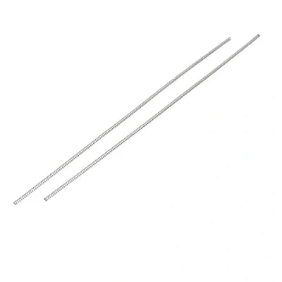 Image de sourcing map Ressort de Compression 0.5mmx3mmx305mm 304 Acier Inoxydable Argenté 2pcs