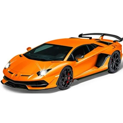 Image de Jamara 405170 Lamborghini Aventador SVJ 1:14 Orange 2,4 GHz Jusqu&#039;à 1 heure de conduite à environ 9 km/h, détails parfaits, finition qualité supérieure.