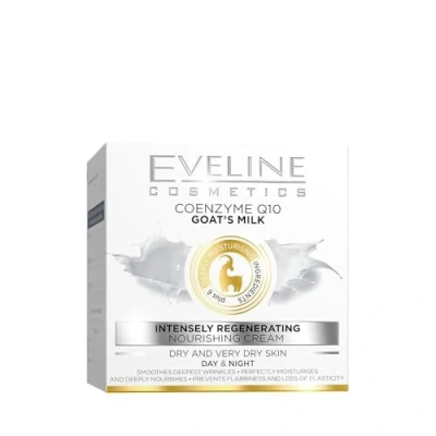 Image de Eveline Cosmetics Crème Visage au Lait de Chèvre Jour/Nuit 50 ml
