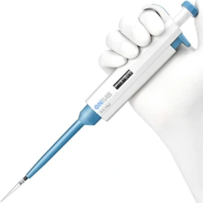 Image de ONiLAB 0,5 10ul Pipettateur monocanal Design ergonomique Micro pipette réglable, autoclavable…