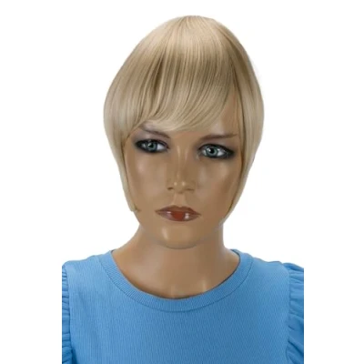 Image de CAISHA Bangs Clip In Extensions Franges Frontales Postiche De Cheveux Mélange Blond Clair F14 2