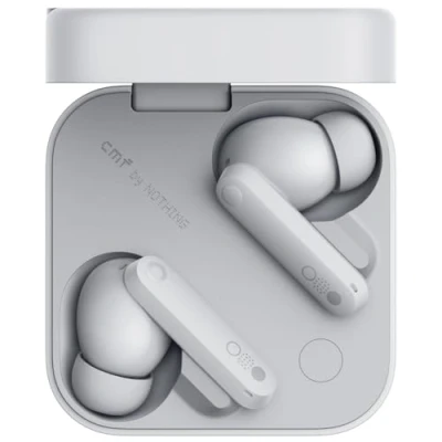 Image de CMF by Nothing Buds Pro 2 Écouteurs sans Fil avec Son Hi FI, 50 DB Suppression Active du Bruit Hybride, 6 micros HD, et Effet Audio Spatial, 2025 Gris Clair