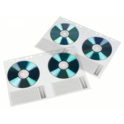Image de Pochette CD/DVD HAMA Format A4 Transparent Pour 2 CD
