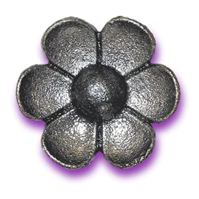 Image de Déco fer Forgé ROSACE FONTE DECORATION H58 mm par 58 Pour Porte Portail Portillon battant coulissant 1 Inserts Taraudés M5 Face Arriere Usage Interieur Exterieur Satisfaction Garantie Robuste