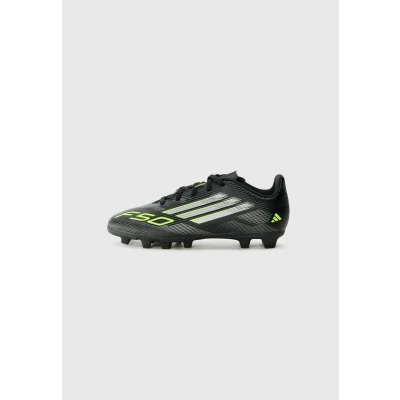 Image de adidas Performance F50 CLUB Unisex Chaussures de foot à crampons pour enfants, Taille: 28, Core black/iron coloured/lucid lemon Matière synthétique
