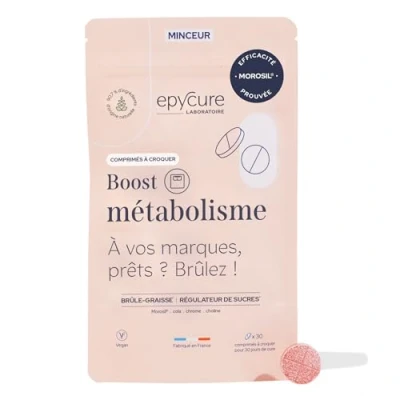 Image de EPYCURE Boost Métabolisme Morosil 400mg 87% Naturel Soutient le Métabolisme, Équilibre Énergétique Orange Moro, Cola, Chrome, Choline Goût Myrtille 1 Mois Vegan