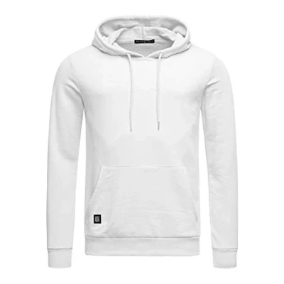 Image de RED BRIDGE Sweat à Capuche Sweatshirt avec Poche Frontale Pull de Base Large Gamme Couleurs Blanc L