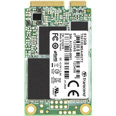 Image de Transcend MSA452T2 512 Go mSATA Série ATA III 3D NAND Neuf