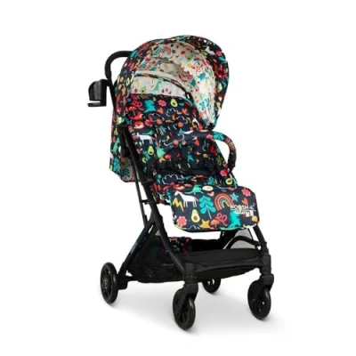 Image de COSATTO Poussette Woosh 4 légère de naissance jusqu&#039;à 25 kg Pliage facile d&#039;une main, compacte, poignée télescopique, panier courses extra large, porte gobelet, barre pare chocs et