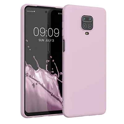 Image de kwmobile Housse Compatible avec Xiaomi Redmi Note 9S / 9 Pro Max Coque de téléphone Protection Souple en Silicone Mauve Pastel