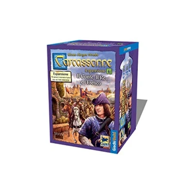 Image de Giochi Uniti Carcassonne il Conte, Re e L&#039;Eretico Extension de Jeu (français Non Garanti)