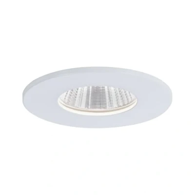 Image de Paulmann 93670 LED Calla Rond INCL. 1x7W projecteurs IP65 Blanc dépoli Spot Plastique, Aluminium Lampe encastrée 4000K, Matière, 7 W