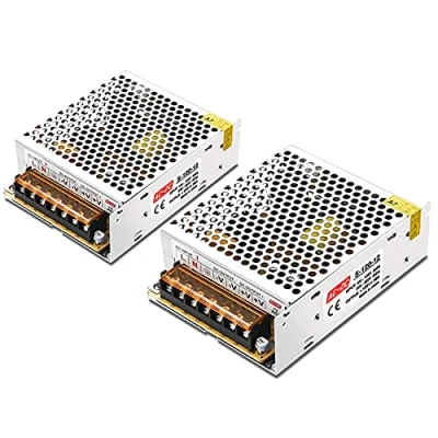 Image de 2 Pièces 12V 10A Convertisseur AC 110/220V to DC Commutation Alimentation 120W pour CCTV,Radio,Projet Informatique, LED Light Strings