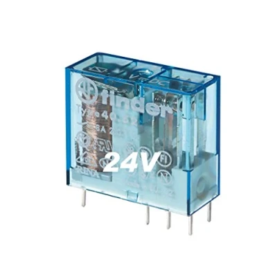 Image de RELAIS SÉRIE 40 STANDARD 24 Vcc 1 CIRCUITS COMMUTÉS 6 broches 16 A MINI RELE CIRCUIT IMPRIMÉ 29 x 25 12,4 mm FINDER 40.61.9.024.0000
