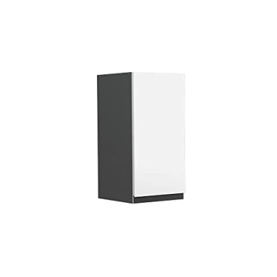 Image de Vicco elément Haut de Cuisine R Line, Blanc/Anthracite, 30 cm J Shape