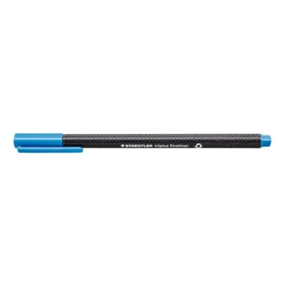 Image de Staedtler Triplus Fineliner 334 Feutre Pointe Superfine 0,3 Mm Bleu Clair