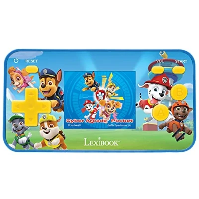 Image de Lexibook, La Pat&#039;Patrouille, Console de Jeux Portable Cyber Arcade Pocket, 150 Jeux, écran LCD, à Piles, Rouge/Bleu, JL1895PA
