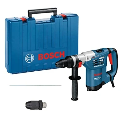 Image de Bosch Professional perforateur GBH 4 32 DFR (900 W, SDS plus, force de frappe maxi : 4,2 J, butée profondeur 310 mm, dans coffret)