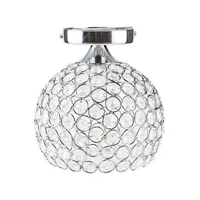 Image de DAXGD Plafonnier Moderne, Luminaire Salon Décoration, Lampe de Plafond en Cristal Pour Couloir Bar Cuisine Salle à Manger Chambre d&#039;Enfants Dia 18cm