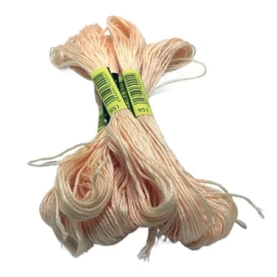 Image de HESHUWEN Fil Broderie 10 pièces Fils de Point Croix/Fil à Broder au Croix A Broder(951)