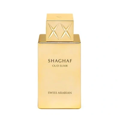 Image de Swiss Arabian Shaghaf Oud Elixir Eau de parfum Unisexe 75ML Un sophistiqué et intense avec du safran, la rose l&#039;ambre chaud voyage exquis charme profondeur
