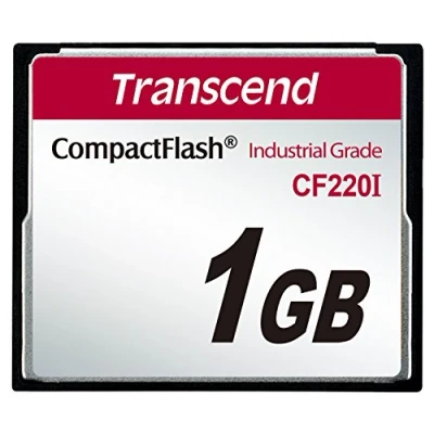 Image de Transcend Carte mémoire CompactFlash 1 Go CF Cartes (CompactFlash, 40 85 C, Noir, 55 100 0 95%)