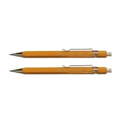 Image de KOH i nOOR porte mine en métal fallbleistifte court lot de 2 mines mm couleur: jaune