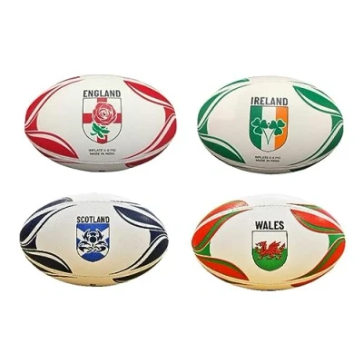 Image de Gioco International Country Themed Rugby Balls Ballon Mixte, Pays de Galles (Multicolore), 5
