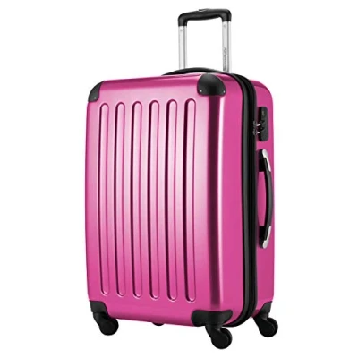 Image de HAUPTSTADTKOFFER Alex Bagage Rigide Valise Moyenne, Trolley avec 4 Roues multidirectionnelles, 65 cm, 74 litres, Magenta
