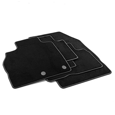 Image de MTM PRO 3062 Tapis pour Renault Scenic III / X mod cross Grand 04.2009&gt;2016, sur Mesure en Velours, Bords Similicuir et Double Surpiqûre Chromée